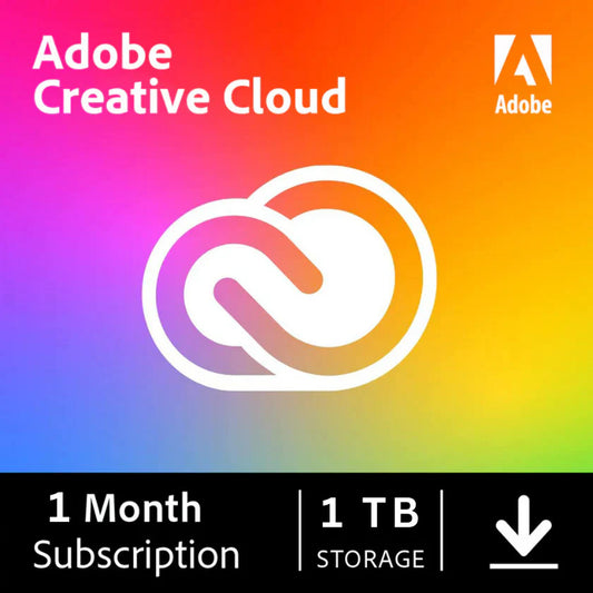 ADOBE CREATIVE CLOUD 1 MONTH