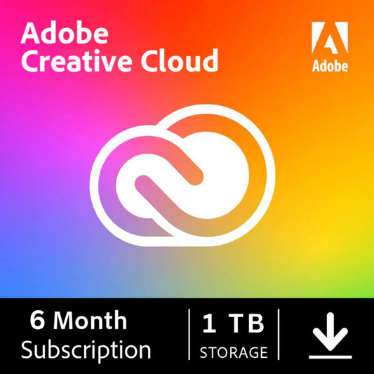ADOBE CREATIVE CLOUD 6 MONTHS